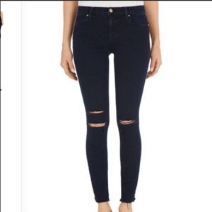 J Brand high rise dark denim jeans